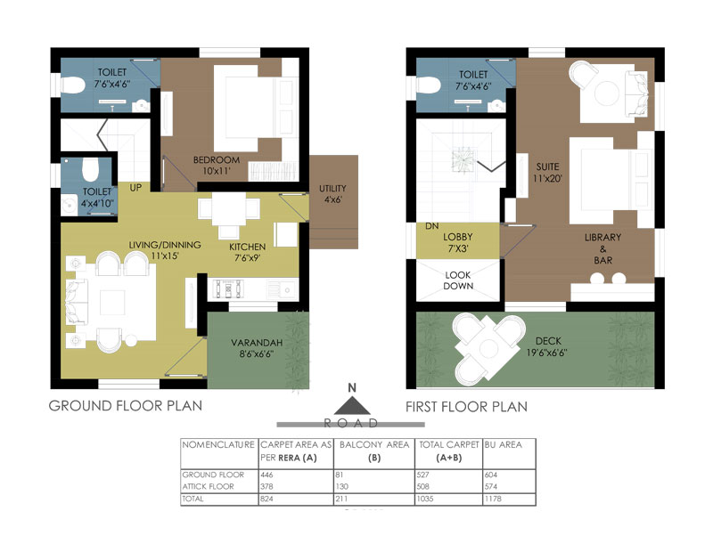 Dwarka Nagri floor plan 1bhk